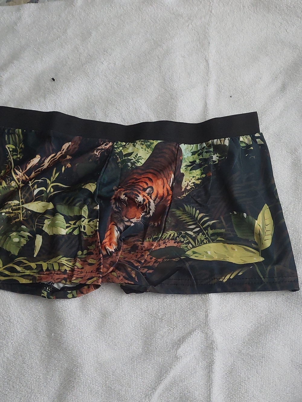 Men's Black Jungle Tiger Swim Hybrids